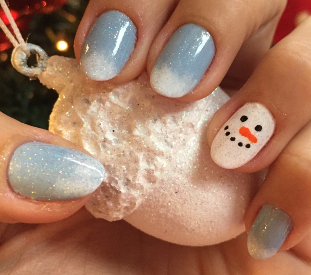 snowman nails somanylovelythings